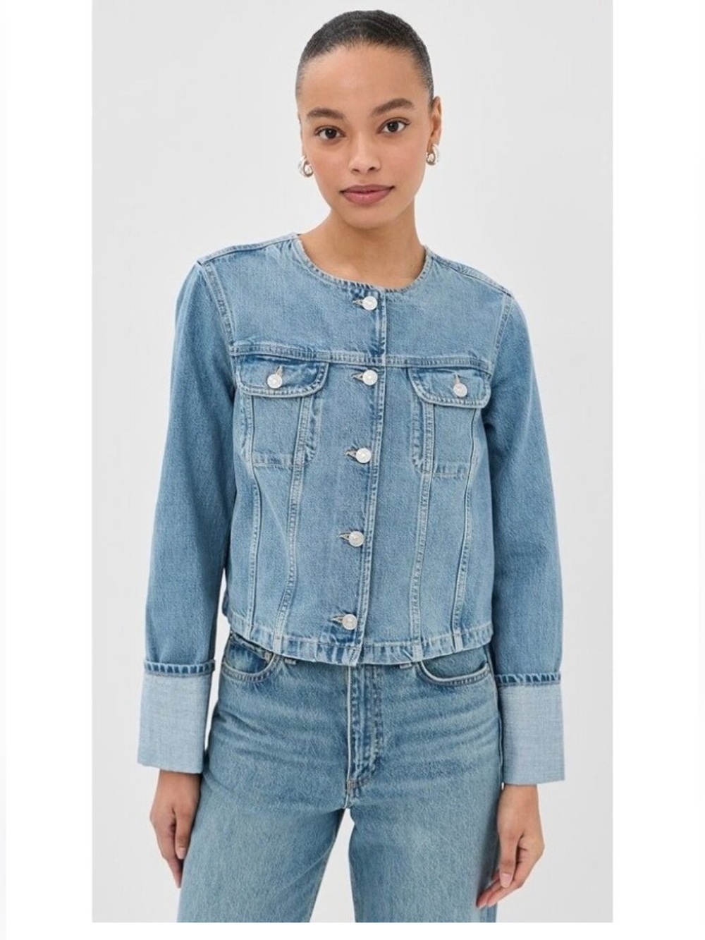 Adriano Goldschmied Robyn Fitted Denim Jacket